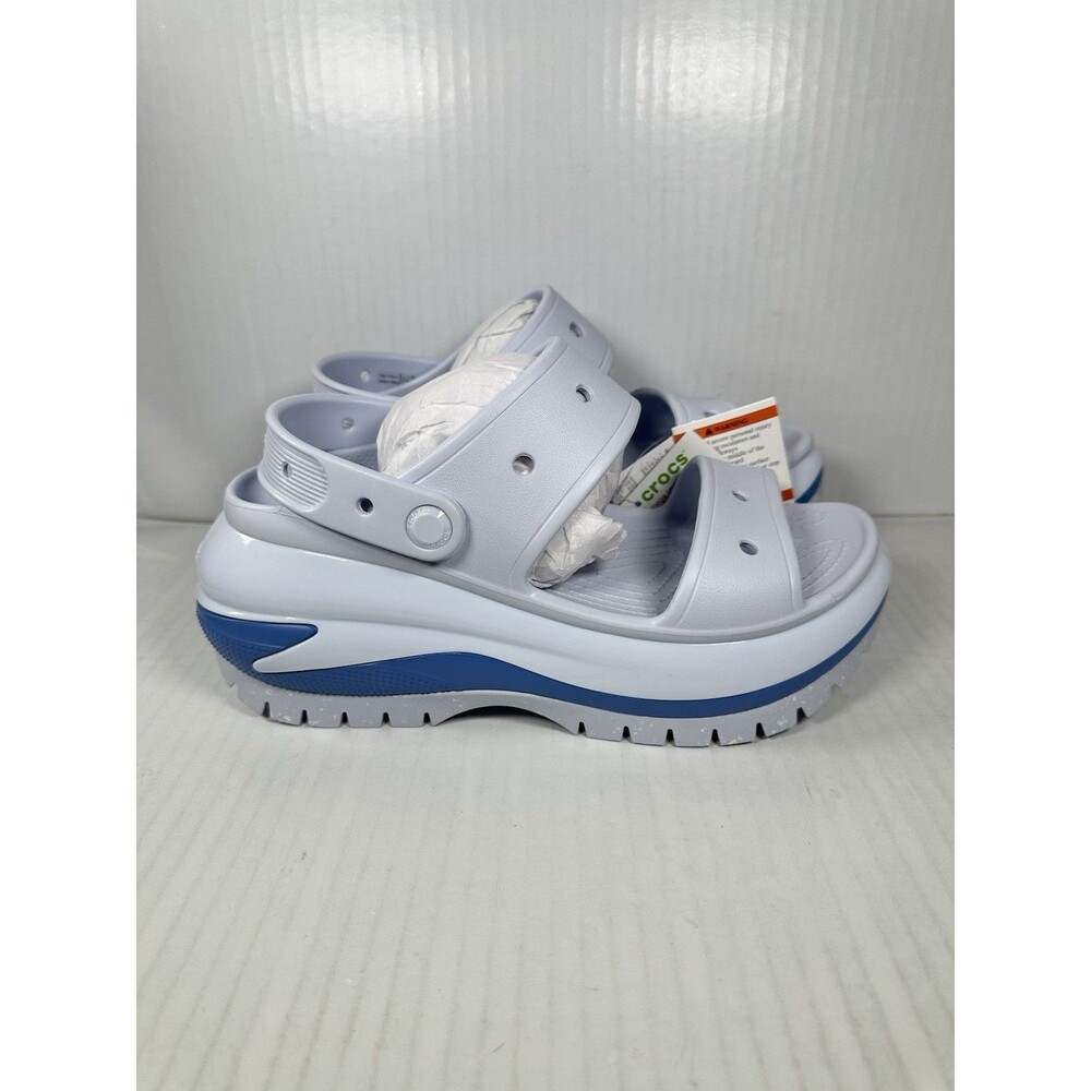 Size 9 Crocs Mega Crush Womens Casual Sandal Dreamscape Purple 207989-5AF NEW